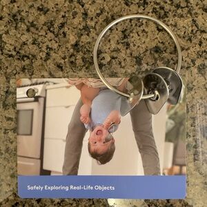 Lovevery Stainless Steel Jingle “Keys”, from the Explorer Play Kit (months 9-10)